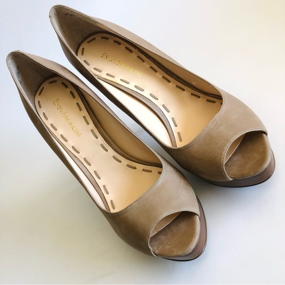 Enzo Angiolini Sully Platform Peep Toe Pumps - Picture 5 of 15